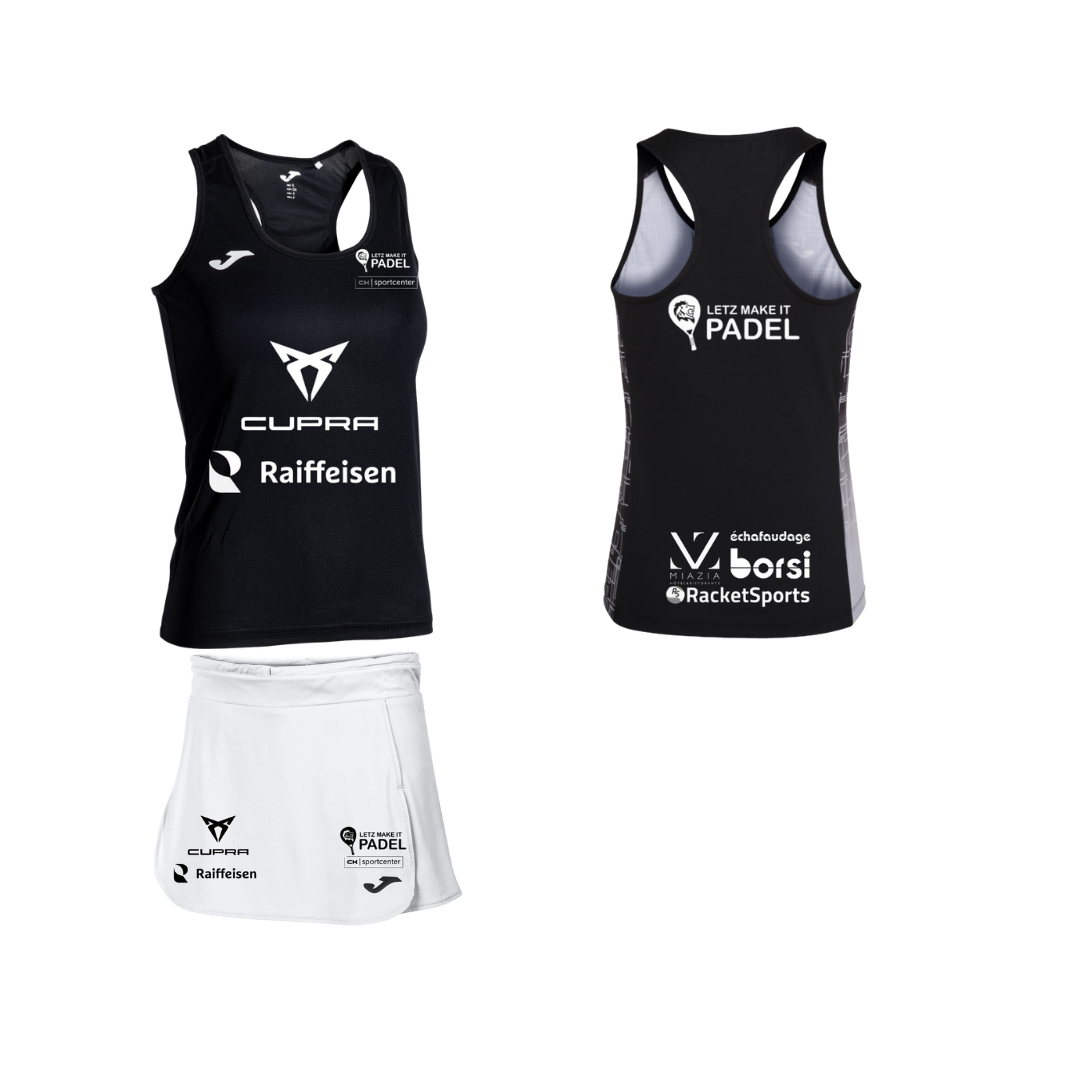 OFFICIAL JOMA LMIP Kit (WOMEN ) Sleeveless T-shirt + Skirt